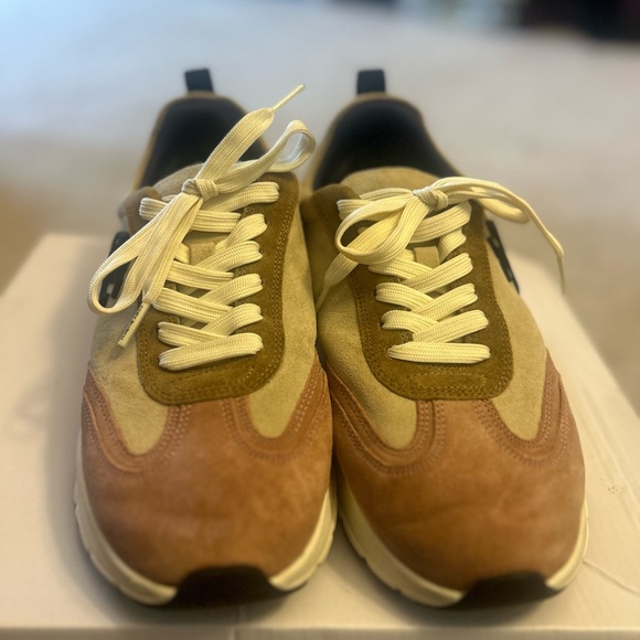 Tory Burch Beige and Brown Sneakers - Picture 3 of 6